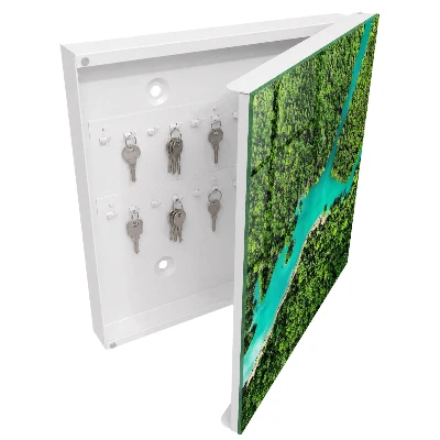 Wall mounted key box Green paradise