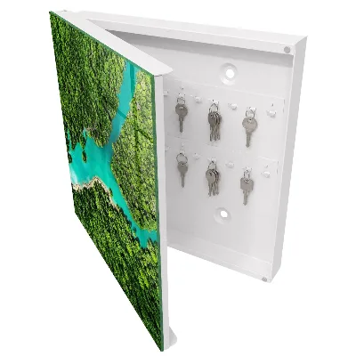 Wall mounted key box Green paradise