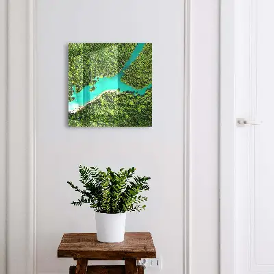 Wall mounted key box Green paradise
