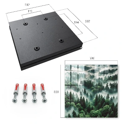 Key box for wall Misty forest