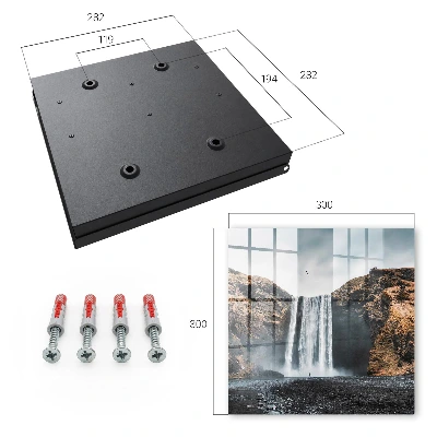 Wall mounted key box Power of nature