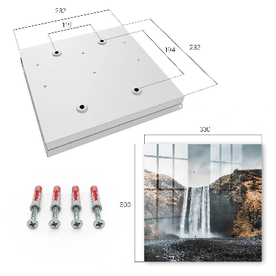 Wall mounted key box Power of nature