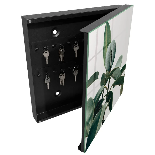 Key cabinet Ficus leaves