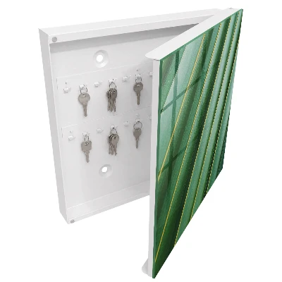 Key box for wall Leaf pattern