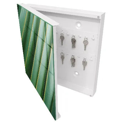 Key box for wall Leaf pattern