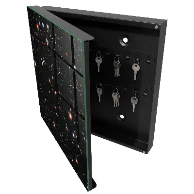 Key cabinet Colorful cosmos