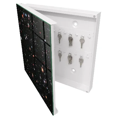 Key cabinet Colorful cosmos