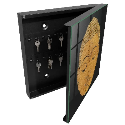 Wall mounted key box Peaceful meditation