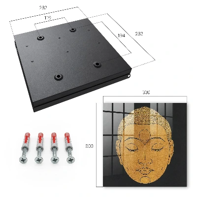 Wall mounted key box Peaceful meditation