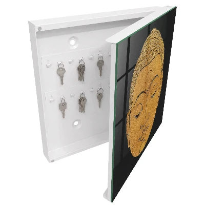 Wall mounted key box Peaceful meditation