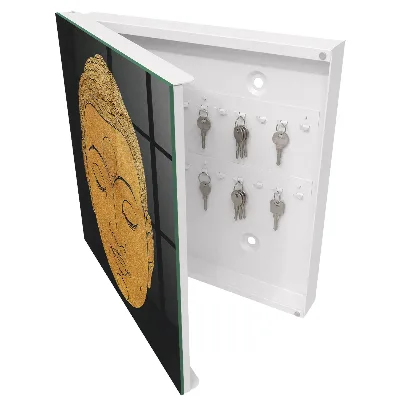 Wall mounted key box Peaceful meditation