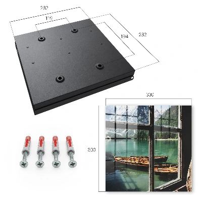Wall mounted key box Lake mountains