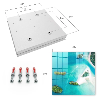 Key box for wall Exotic beaches
