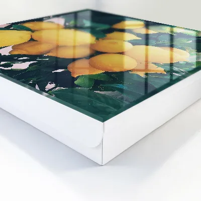 Wall mounted key box Green leaves