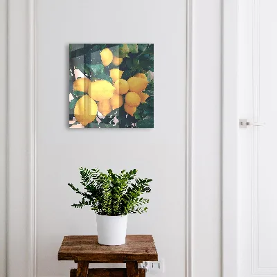 Wall mounted key box Green leaves