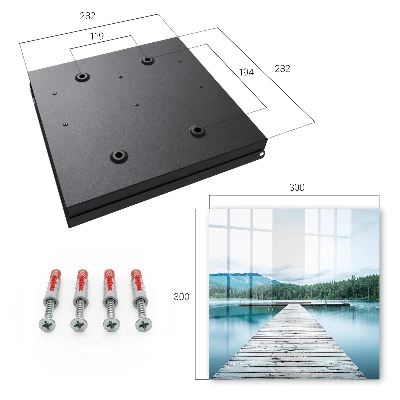Key box for wall Lake of peace