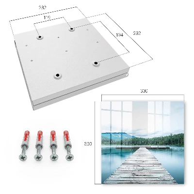 Key box for wall Lake of peace