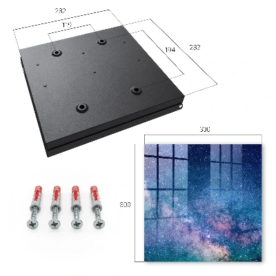 Key box for wall Cosmic night