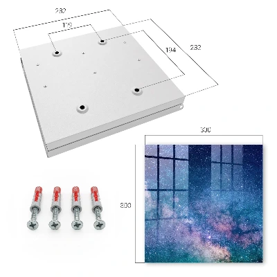 Key box for wall Cosmic night