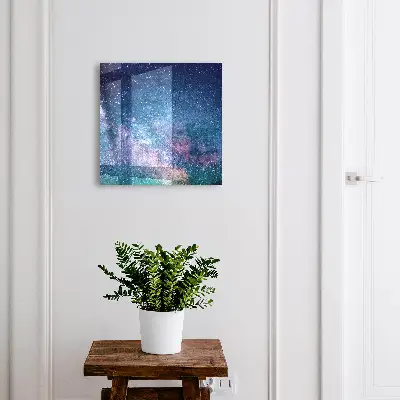 Key box for wall Cosmic night