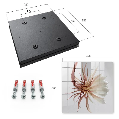 Wall mounted key box Elegance of nature