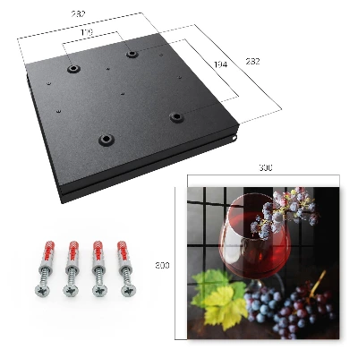 Key box for wall Wine grapes