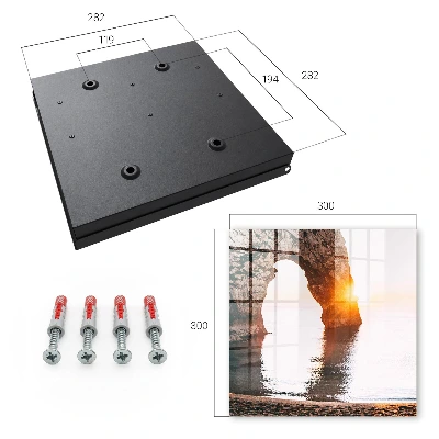 Key cabinet Rock arch