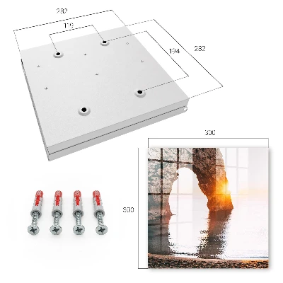 Key cabinet Rock arch