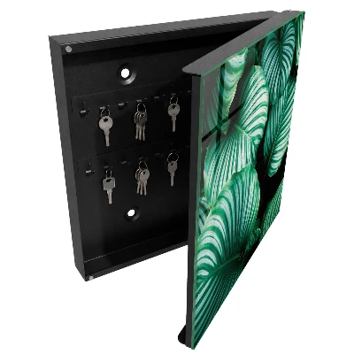 Key box for wall Green leaves