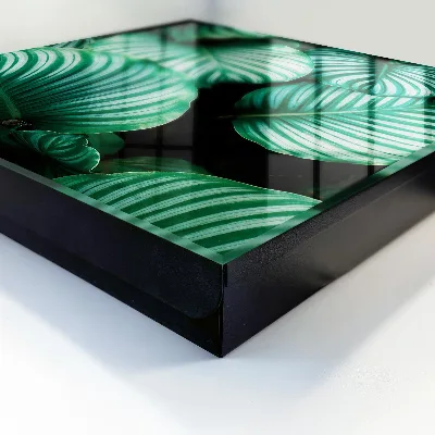 Key box for wall Green leaves