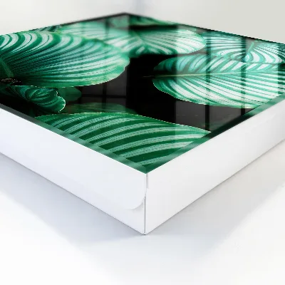Key box for wall Green leaves