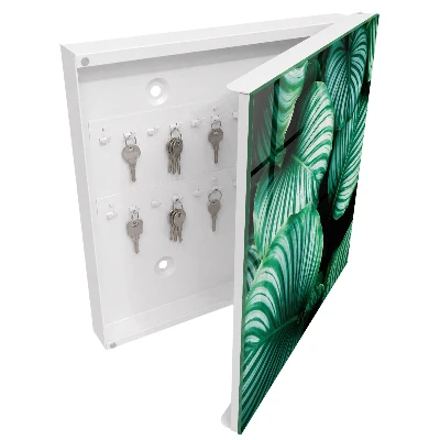 Key box for wall Green leaves