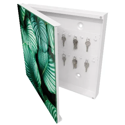 Key box for wall Green leaves