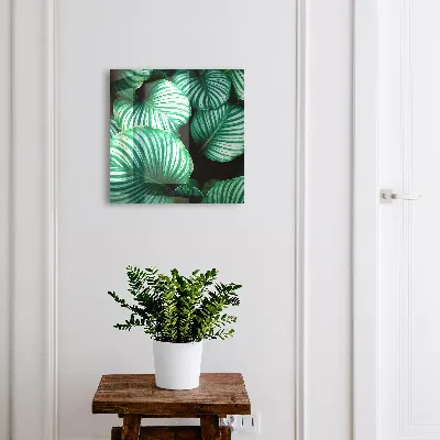 Key box for wall Green leaves