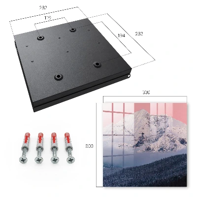 Key box for wall Winter peak