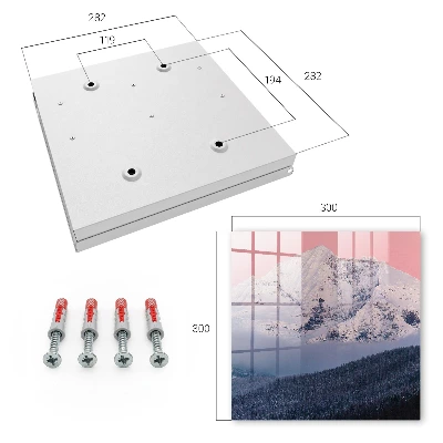 Key box for wall Winter peak