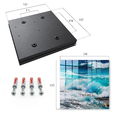 Key box for wall Power of waves