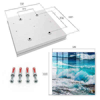Key box for wall Power of waves