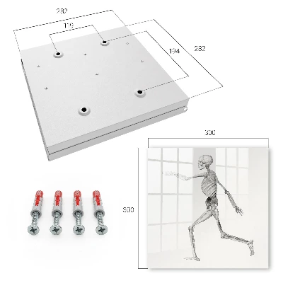 Key cabinet Skeleton movement