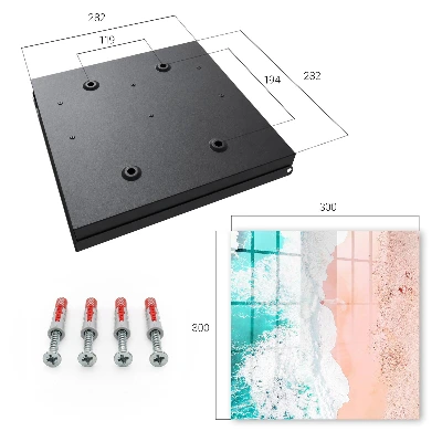 Key box for wall Ocean and beach