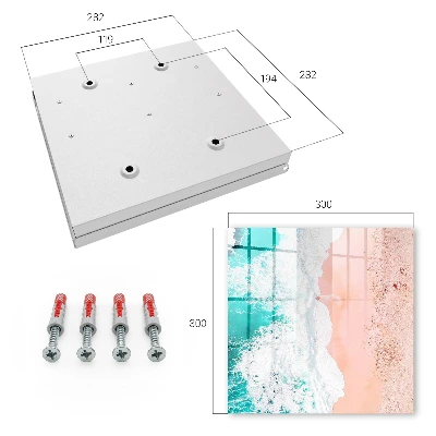 Key box for wall Ocean and beach