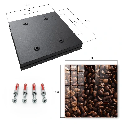 Wall mounted key box Aromatic coffee
