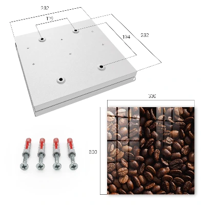Wall mounted key box Aromatic coffee