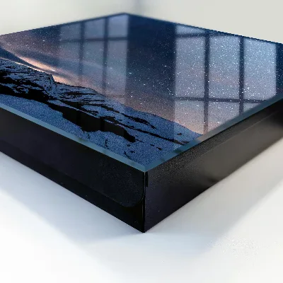 Wall mounted key box Mountain night
