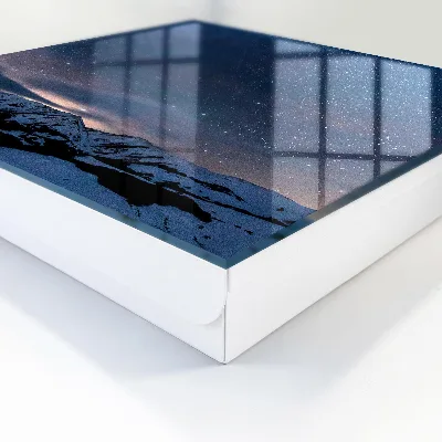 Wall mounted key box Mountain night