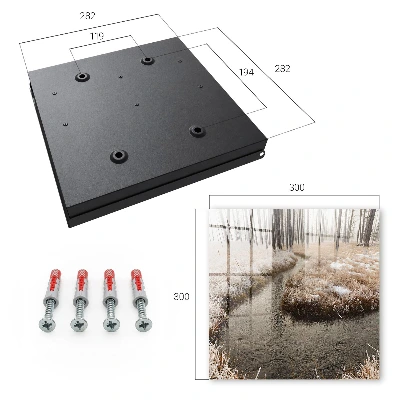 Key box for wall Winter river