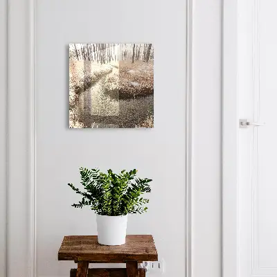 Key box for wall Winter river