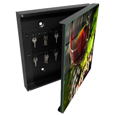 Key box for wall Grapes and wine
