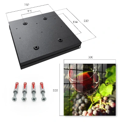 Key box for wall Grapes and wine