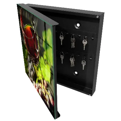 Key box for wall Grapes and wine